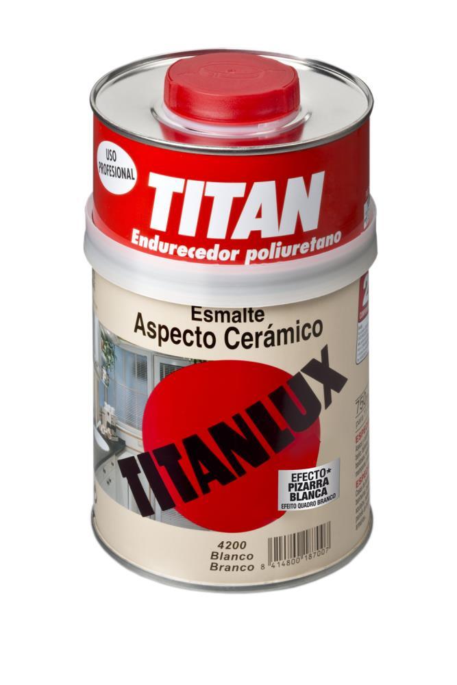 750ml ESM. TITANLUX ASP. CERAMICO BRANCO SAT. TITAN