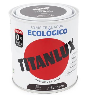 750ml ESMALTE TITANLUX ECO TABACO ACETINADO TITAN