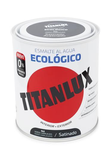 750ml ESMALTE TITANLUX ECO VERDE ESCURO ACETINADO TITAN