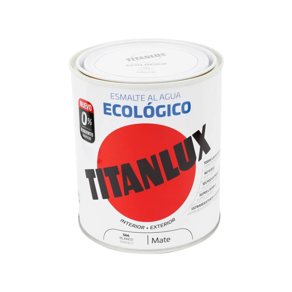 250ML ESMALTE TITANLUX ECO MATE BRANCO TITAN