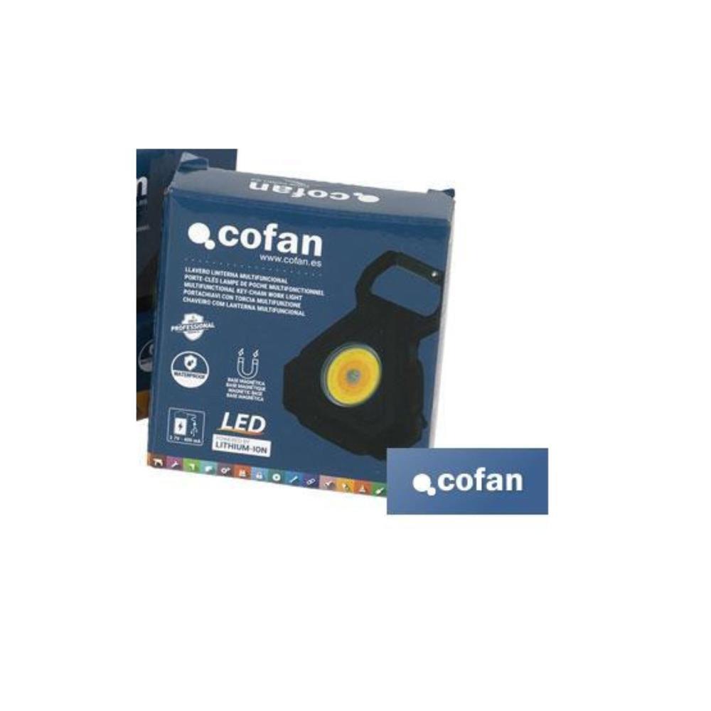 Chaveiro com lanterna multifuncional Cofan