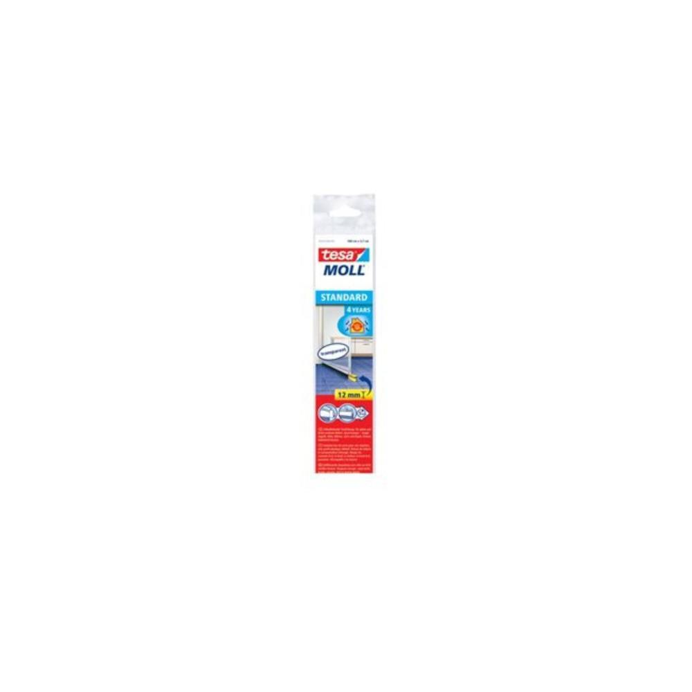 VEDA PORTAS PVC C/ESCOVA 100X37cm TRANSP. TESA