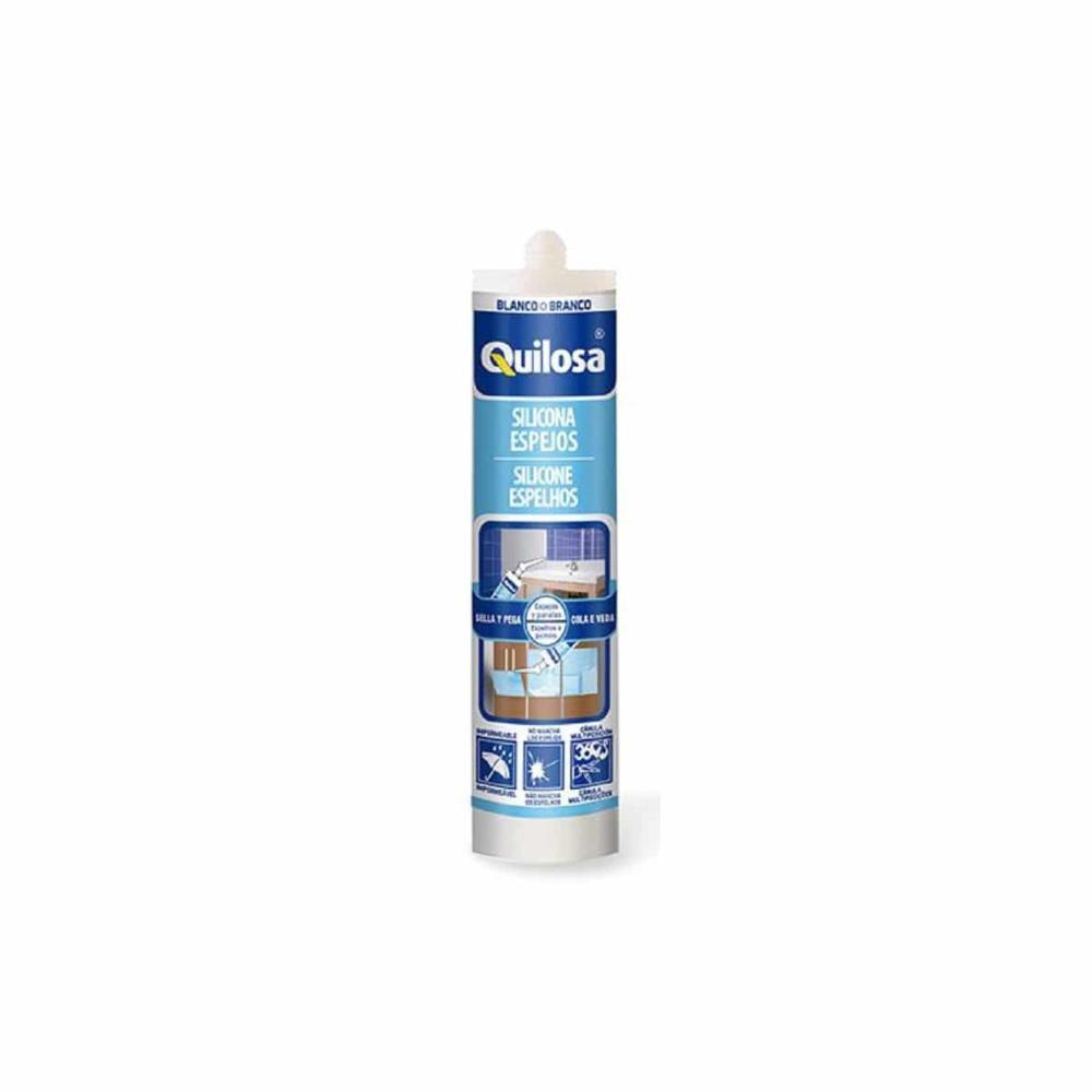 SILICONE ESPELHOS BRANCO QUILOSA