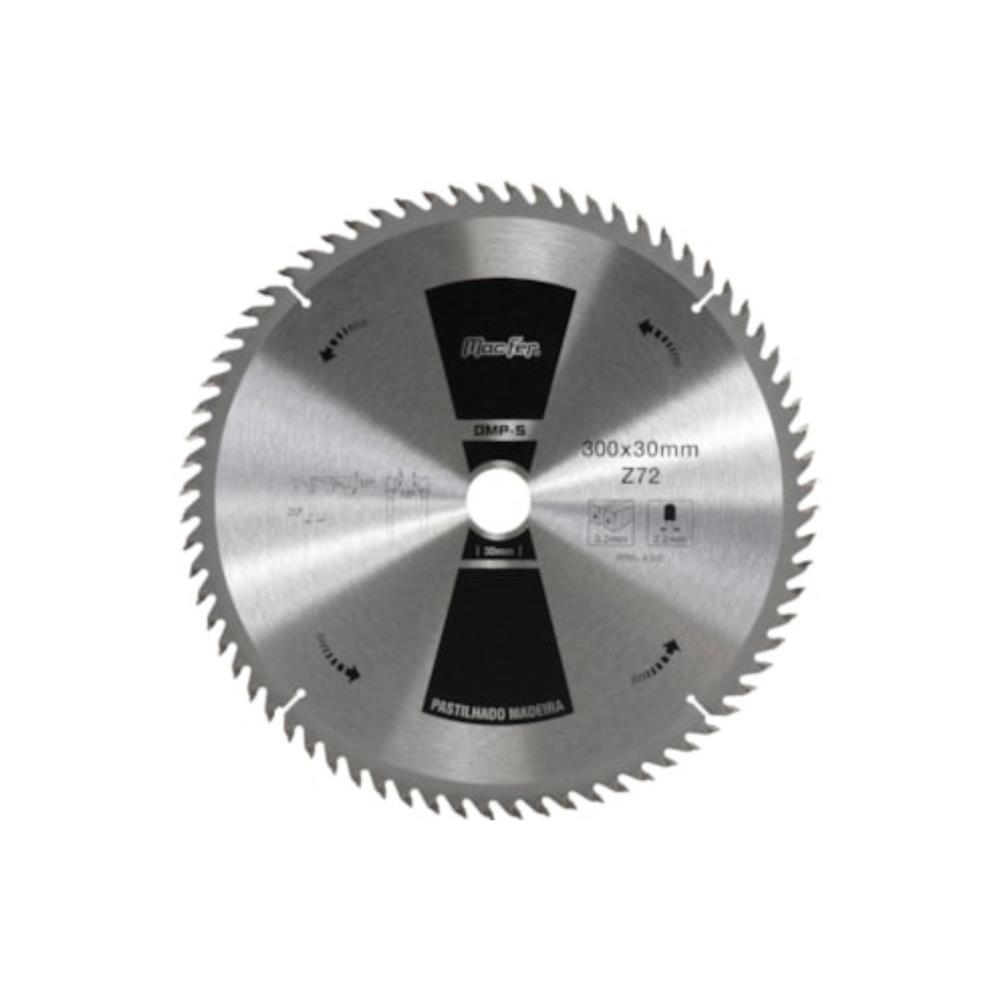 DISCO PASTILHADO P/ MADEIRA DMP-S 250mm Z40 MF