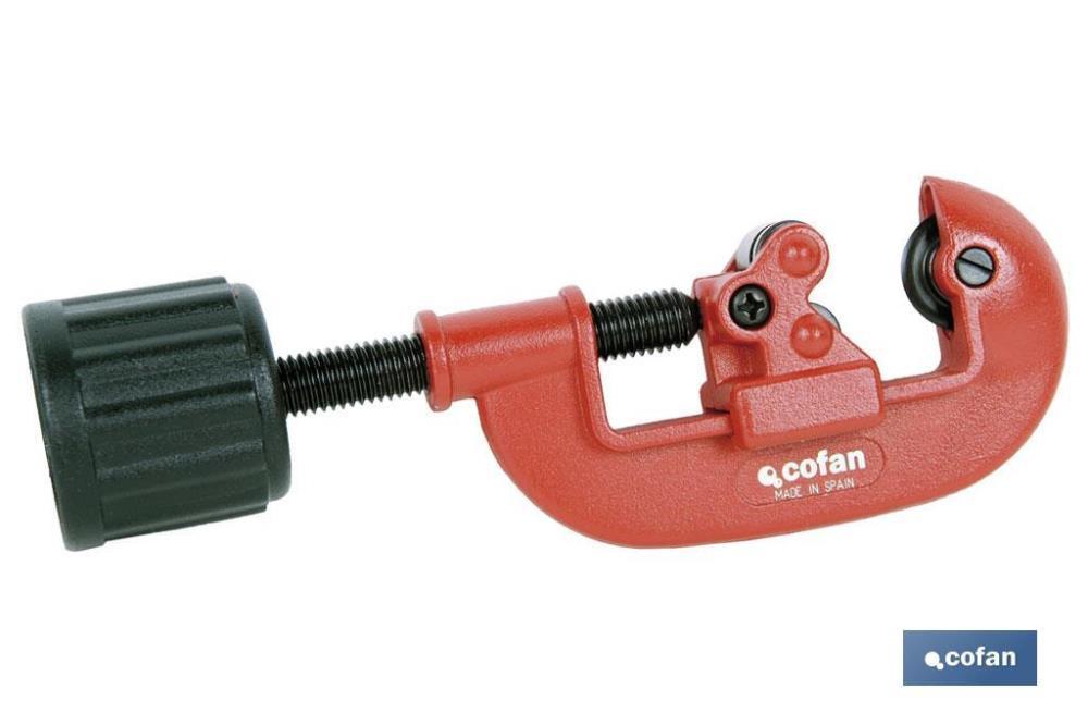 CORTA-TUBO MINI 2 ROD. 3-30mm