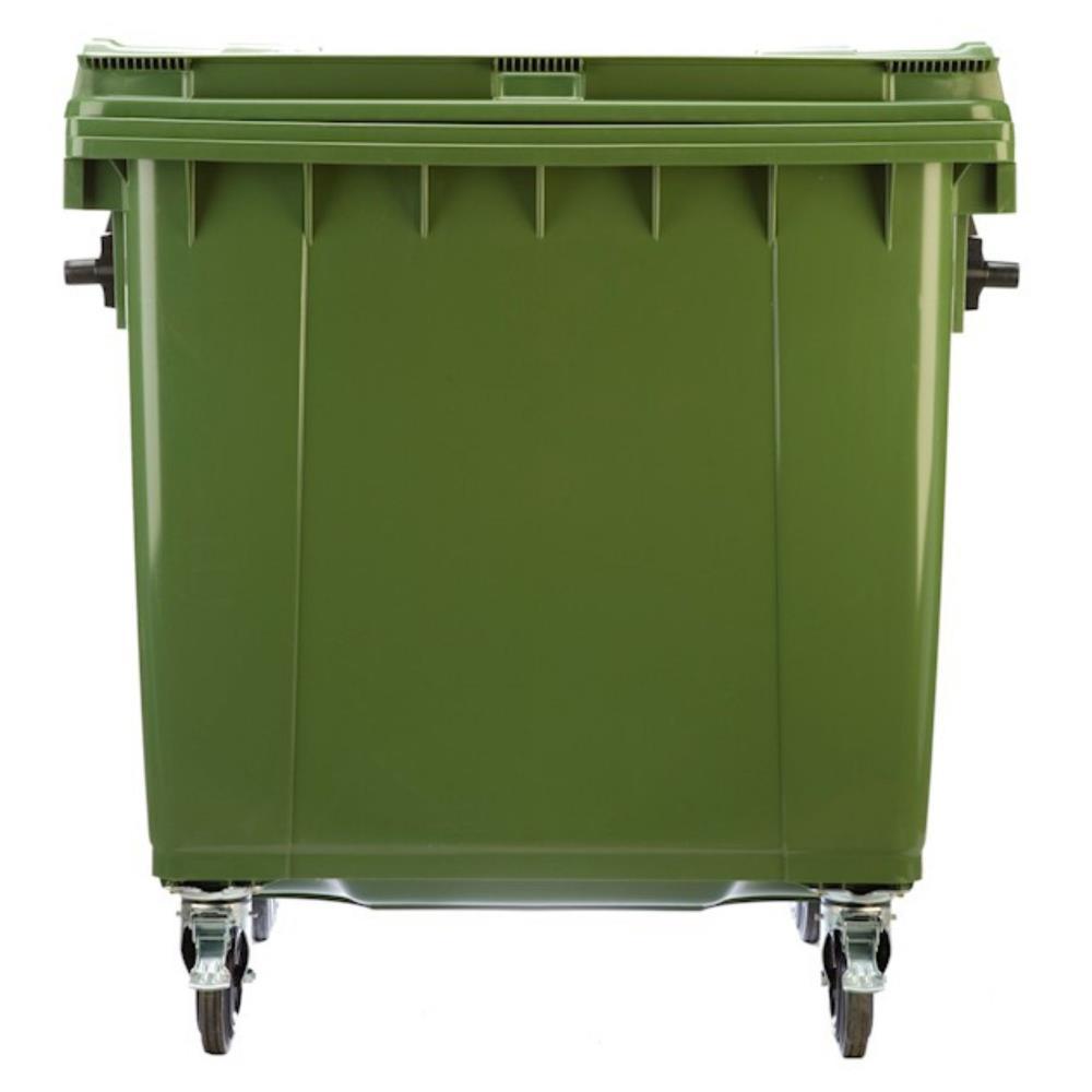 CONTENTOR P/LIXO 1000 L DIN VERDE