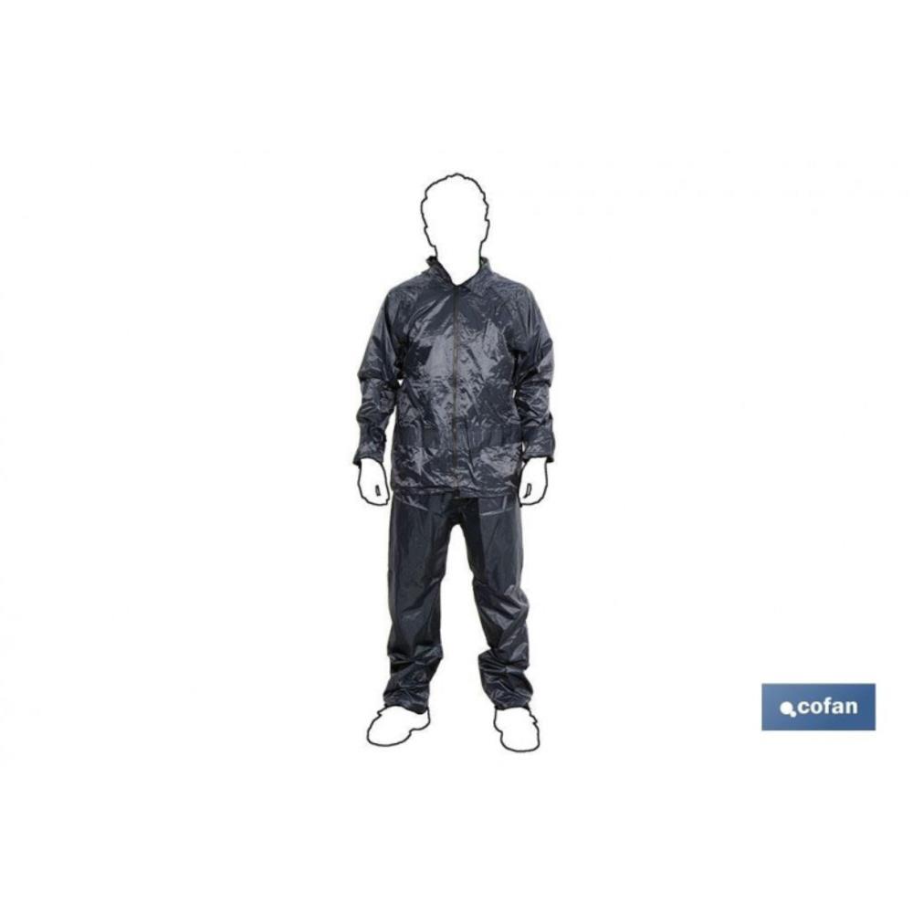 FATO DE AGUA PU/PVC AZUL TAM. XL