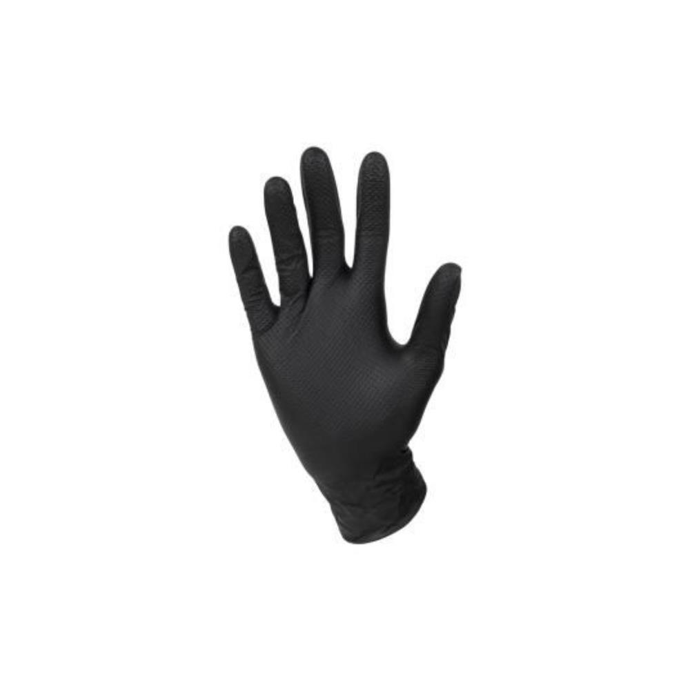 Caixa de 100 luvas nitrilo text. diam. preto tam. XL Cofan