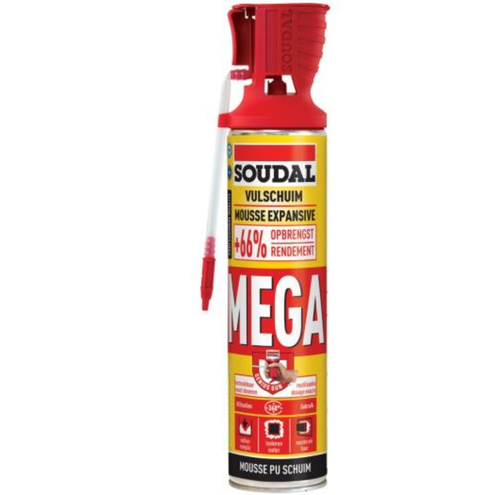 ESPUMA PU PORTAS E JANELAS GENIUS 600ml SOUDAL