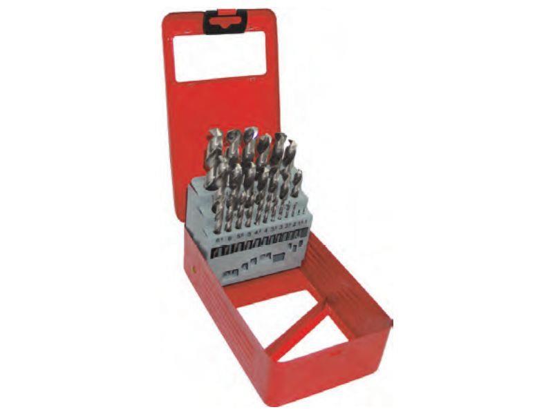 JOGO BROCAS HSS-M2 25PÇS CX METAL MACFER