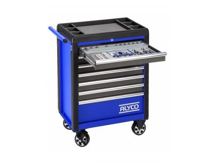 CARRO FERR. MET. 8 GAVETAS 253PÇS ALYCO
