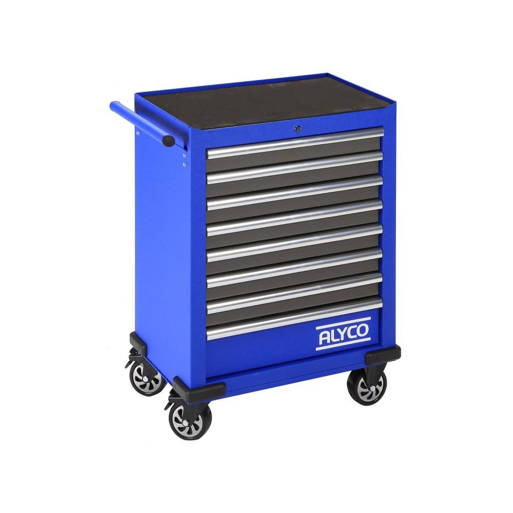 Carro metalico 8 gavetas vazio Alyco
