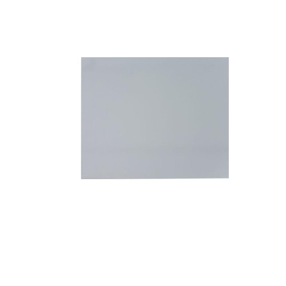 CHAPA LISA 25X50 ALUM. BRANCO AMIG