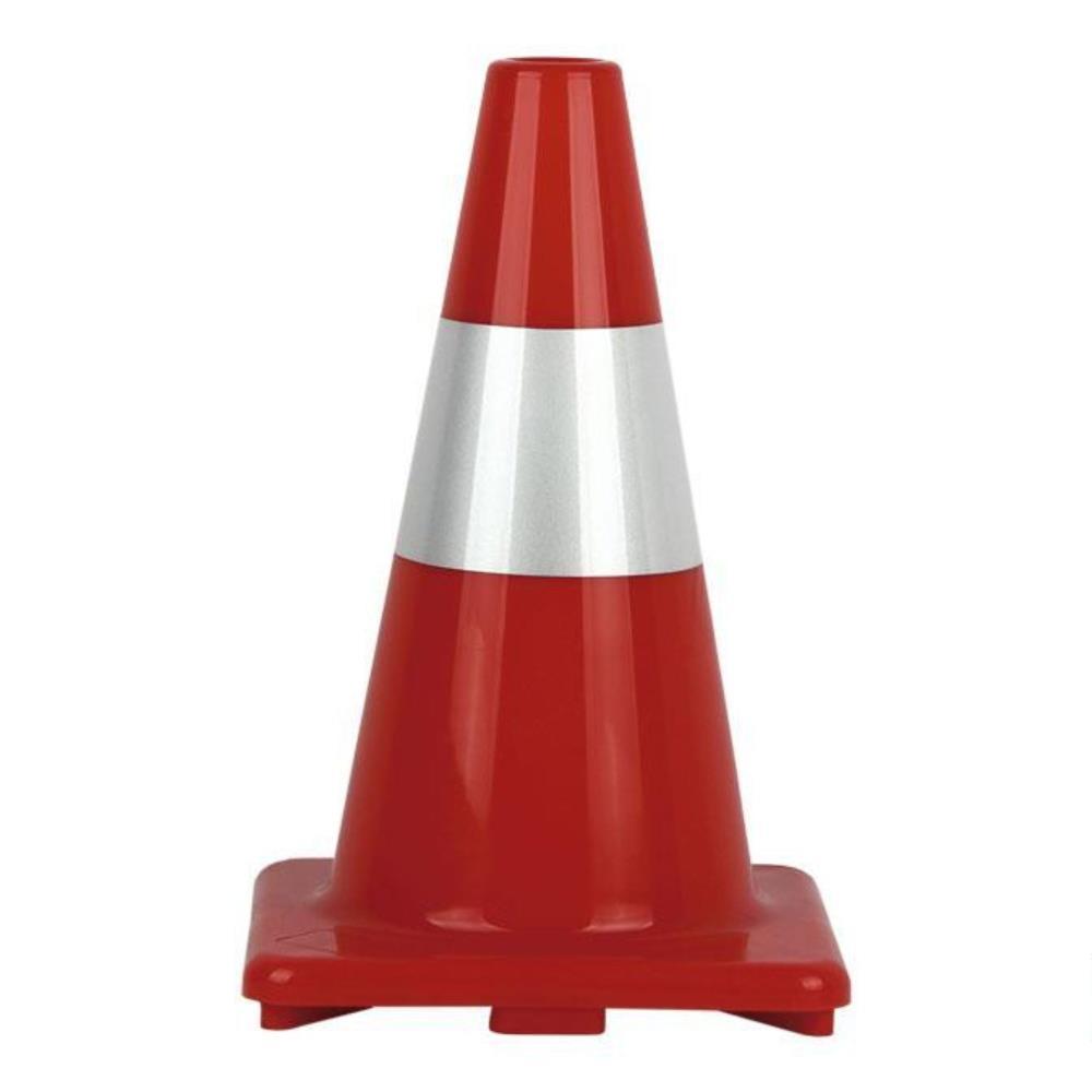 Cone de sinalização refletor 50cm - 1.5KG