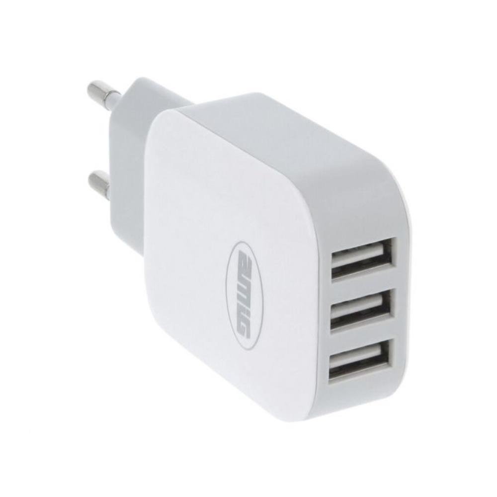 BL. CARREGADOR 3 PORTAS USB 3215 BR. AMIG