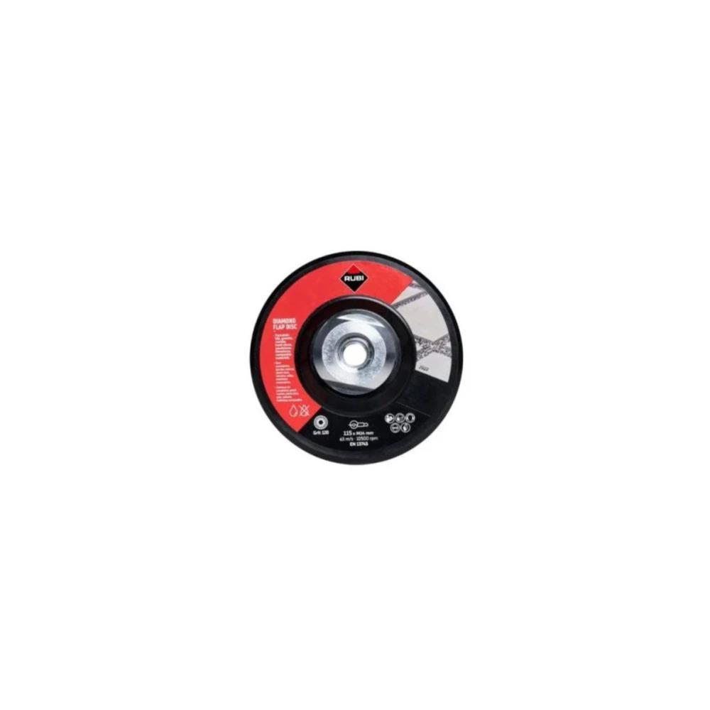 Disco diamantado lamelado 115mm Gr100/120 Rubi