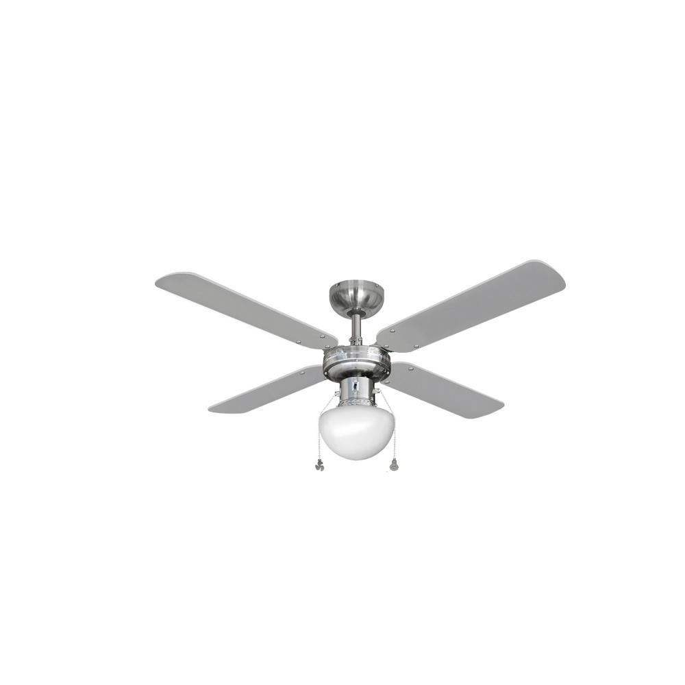 ventoinha de teto modelo Caribe cromada EDM