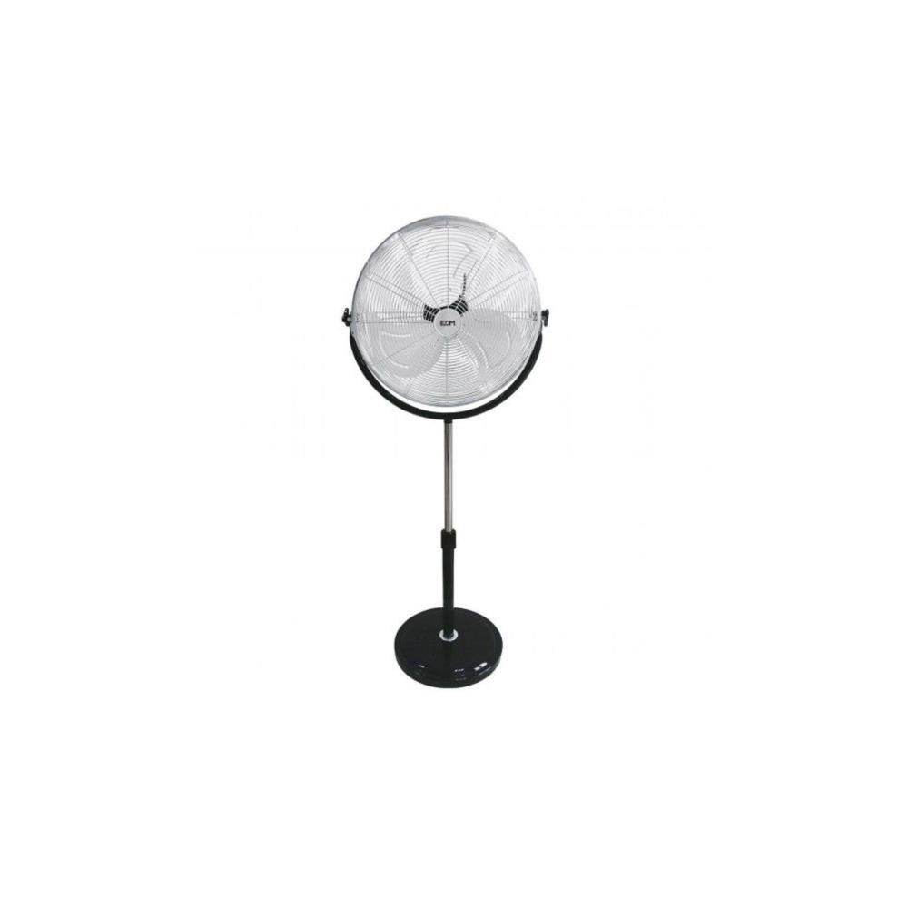 Ventoinha de pe industrial base circ. 120W crom/prt Elektro