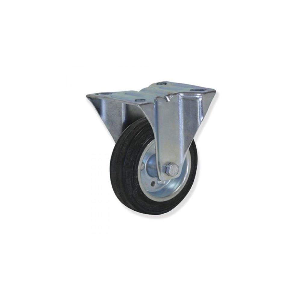 RODIZIO FIXO EST. BORRACHA 125mm MPF4 EGR4