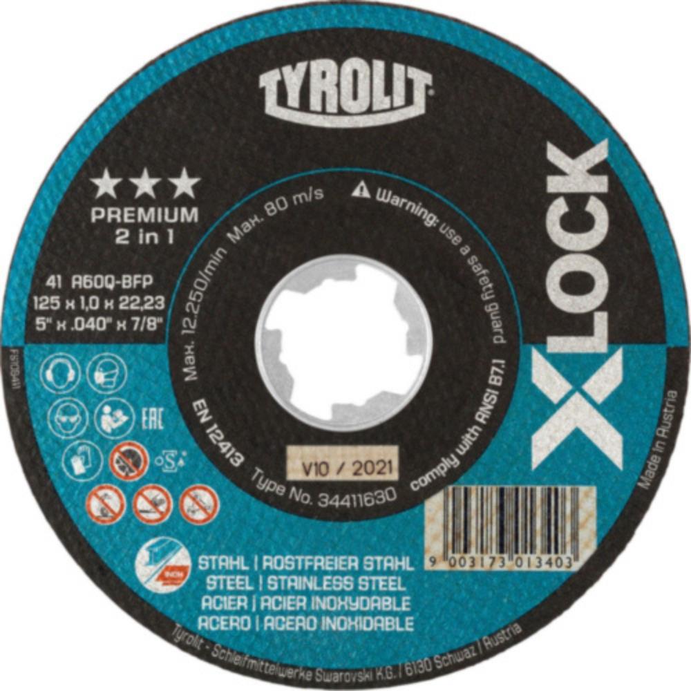 DISCO 41 125X1x22 A60Q-BFP 2/1 X-LOCK