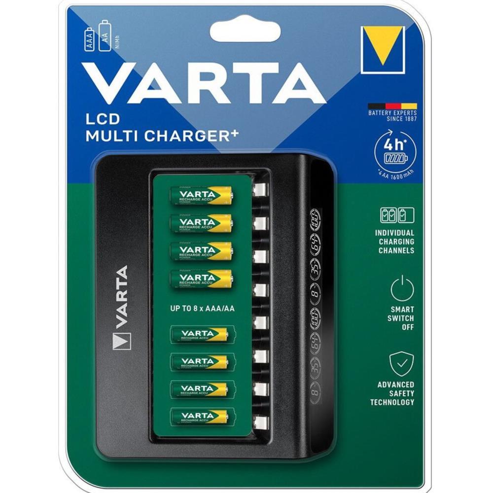 Carregador LCD multi-charger s/pilha Varta