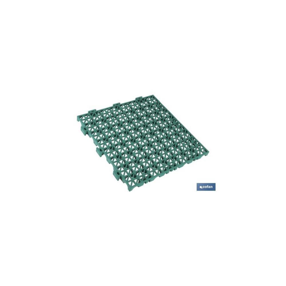 SET 4 UNI. ESTRADO ALVEOLADO VERDE PVC