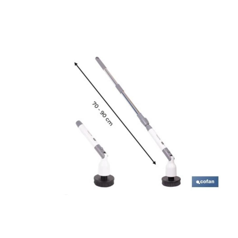 Escova de limpeza eletrica c/cabo multifunções Cofan