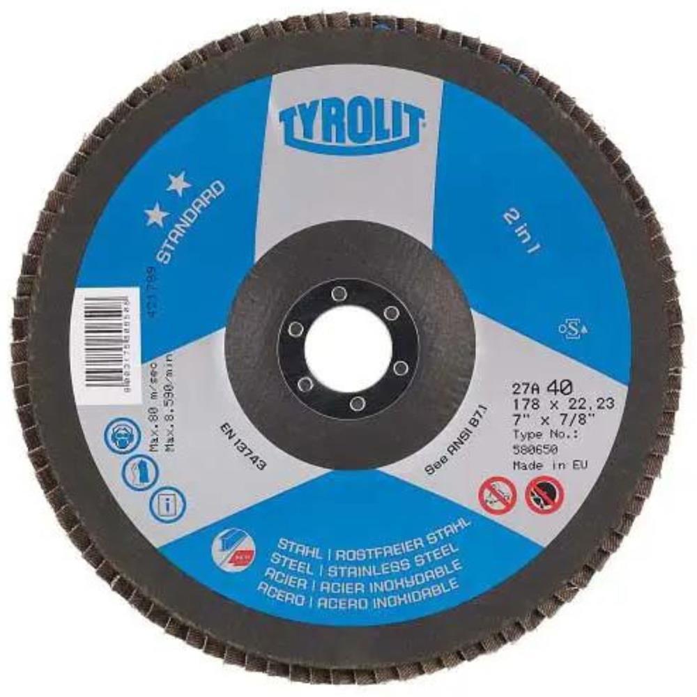 DISCO LAMELA 27A 178*22 ZA 60-B TYROLIT