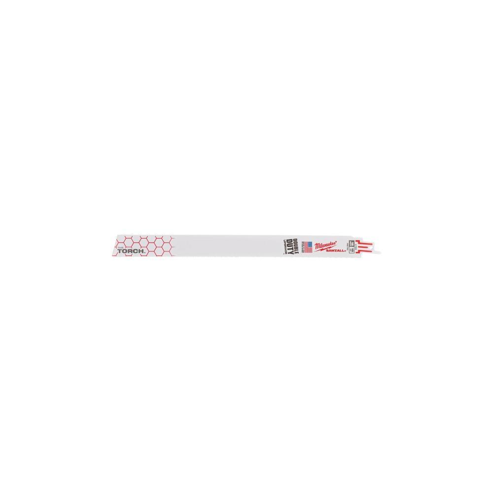 Lamina serra sabre corte metal TORCH 300X18T -5pcs Milwauke