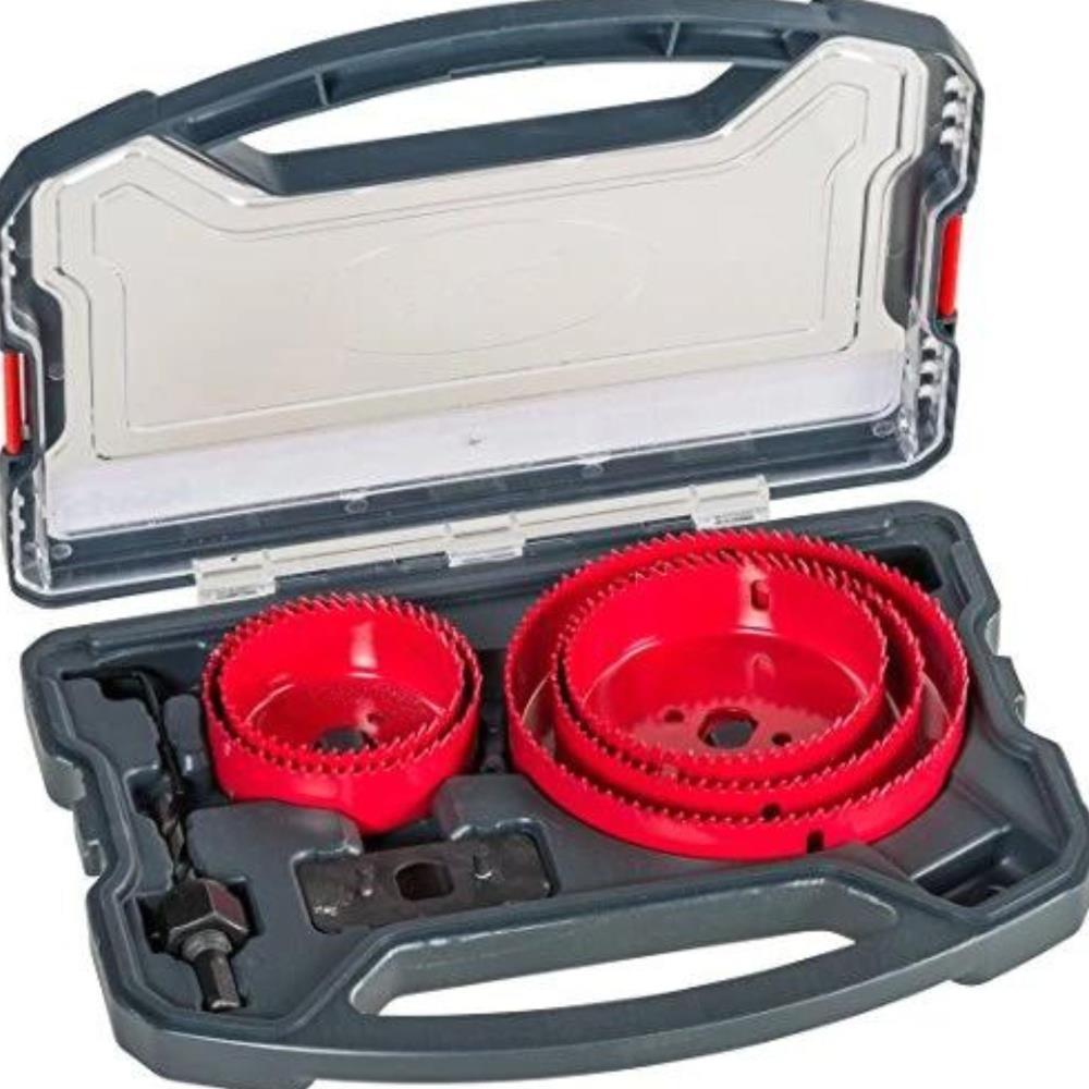 Conjunto de craneanas bimetal 8pcs PWRBOX KWB