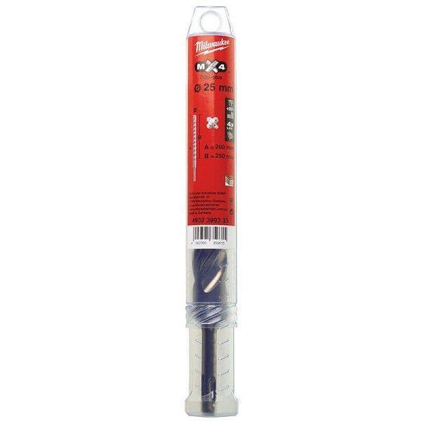 BROCA SDS-PLUS MX4 25X250 MILWAUKEE