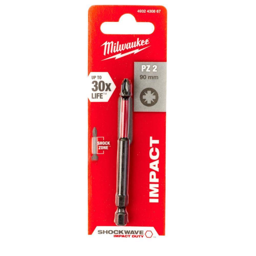 Ponta SHOCKWAVE PZ2 X 90mm Milwaukee