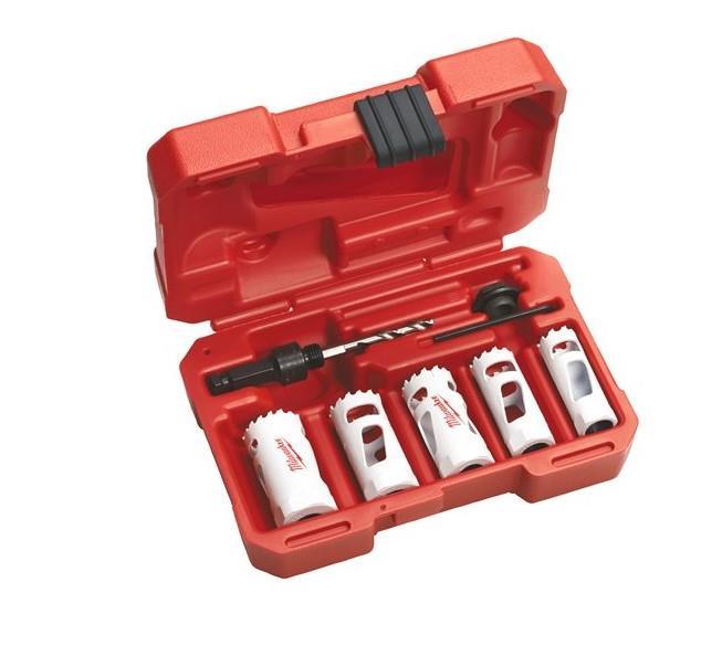 KIT DE 8 CRANEANAS +ADAPT. +BROCAS 11pcs MILWAUKEE