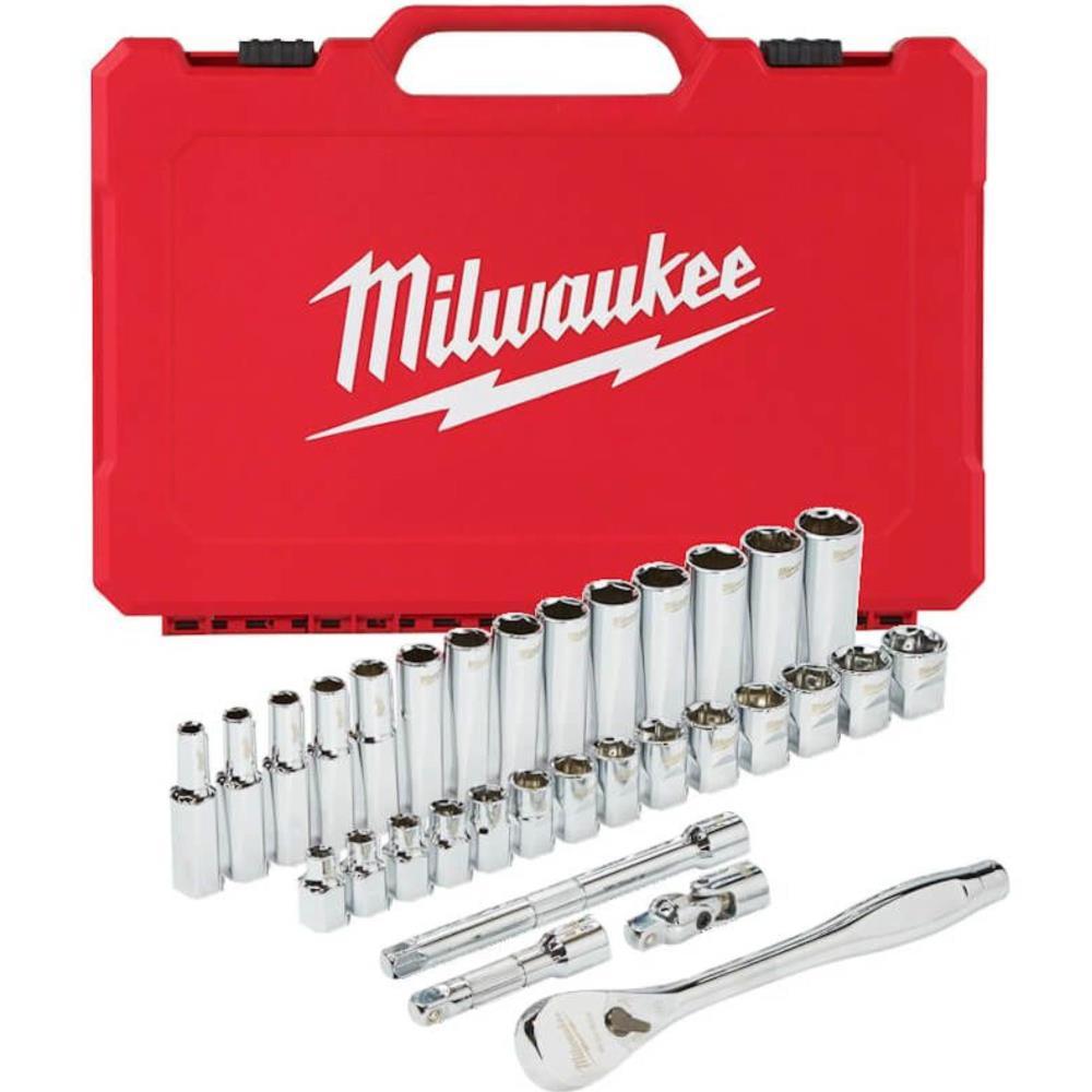 JG. DE 32pcs CH. CX. 3/8 +OFERTA JG. 40pcs MILWAUKEE