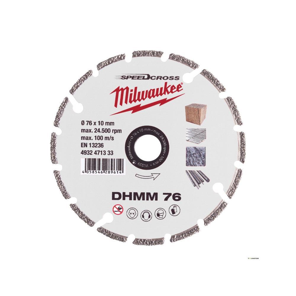 DISCO DE DIAMANTE MULTIMAT. DHMM 76mm MILWAUKEE