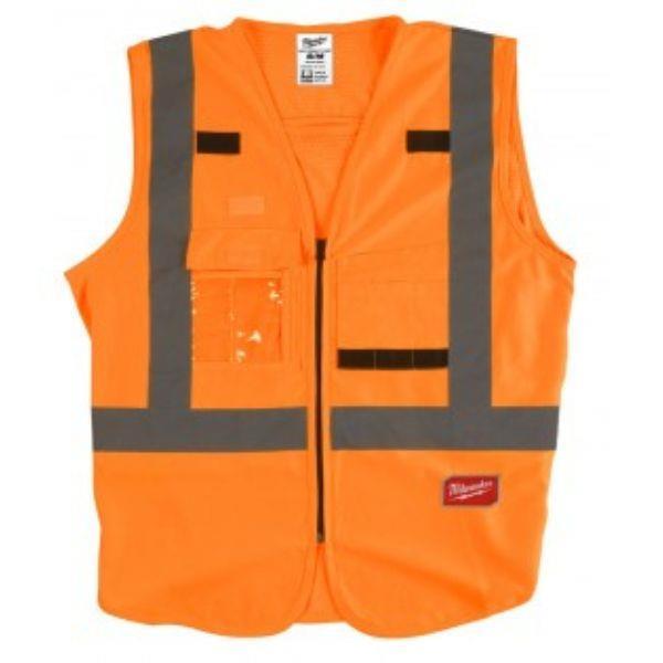 COLETE ALTA VISIBILIDADE LARANJA L/XL MILWAUKEE