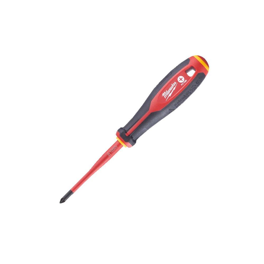 Chave de fenda isolado VDE PZ1 X 80mm Milwaukee