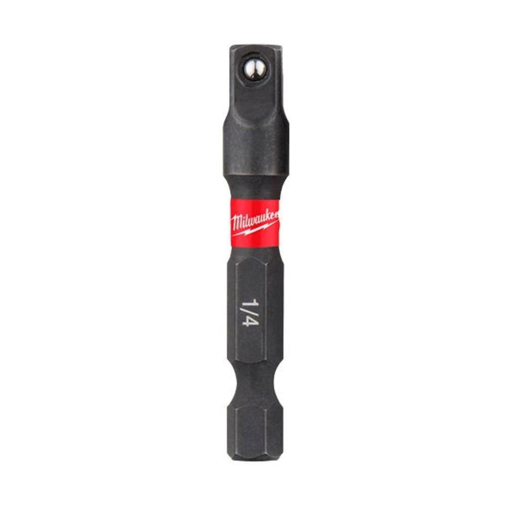 ADAPTADOR P/CH. CAIXA 1/4 HEXAG. 1/4 QUADRADO MILWAUKEE