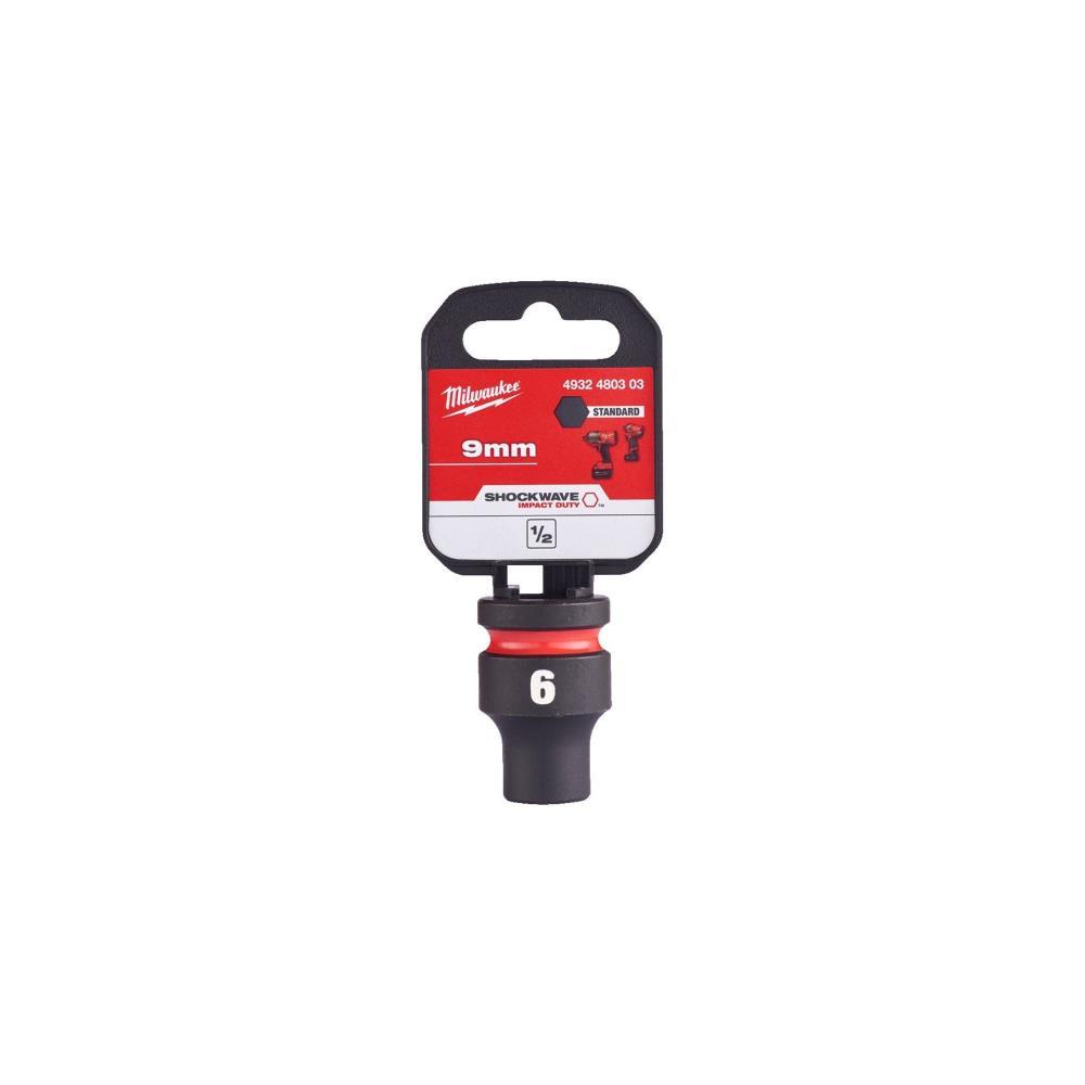 Ch. de cx de impacto 1/2" 9mm curta SHOCKWAVE Milwaukee