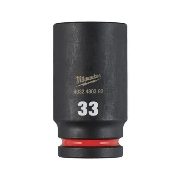 Chave de caixa de impacto 33mm cumprida SHOCKWAVE Milwaukee