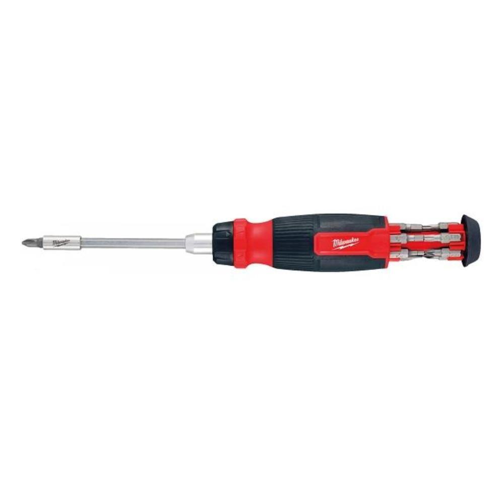 Chave de parafusos multipontas compacto c/roquete 27 em 1 Milwaukee