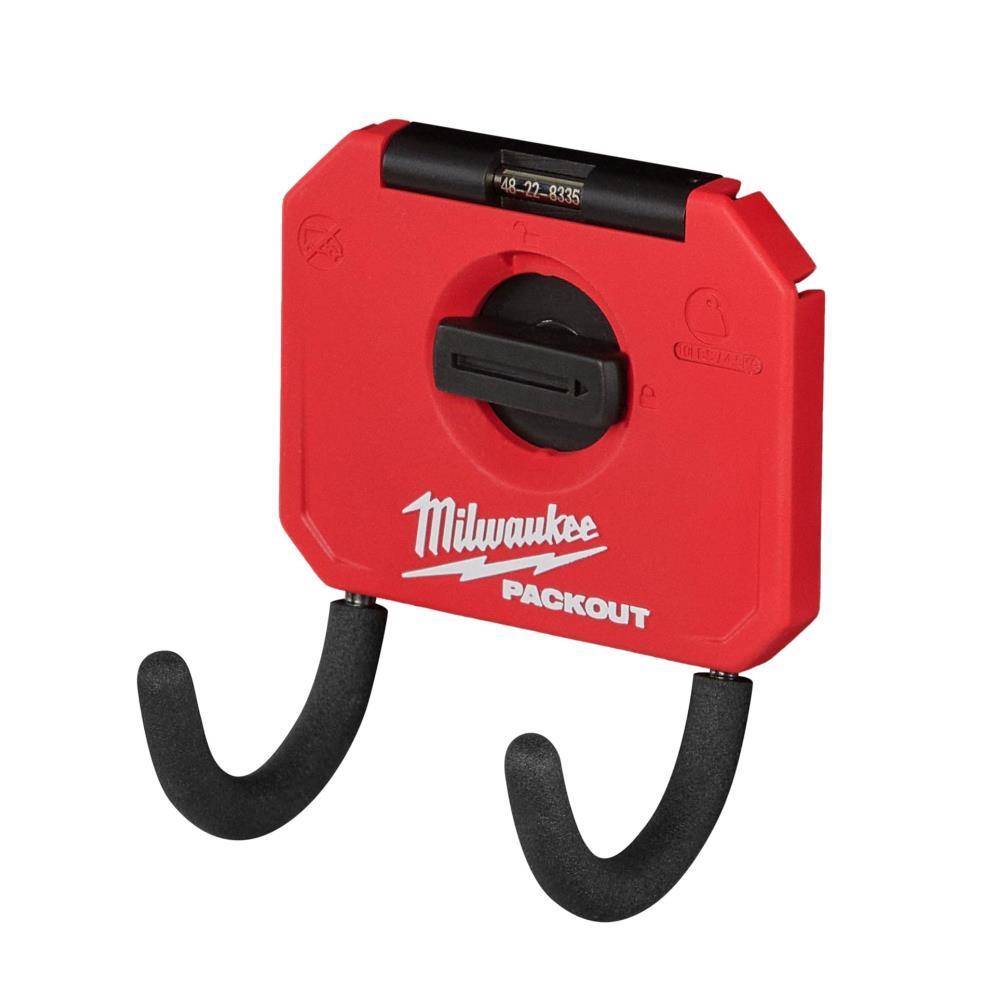 Gancho duplo curvo pequeno 8cm packout Milwaukee