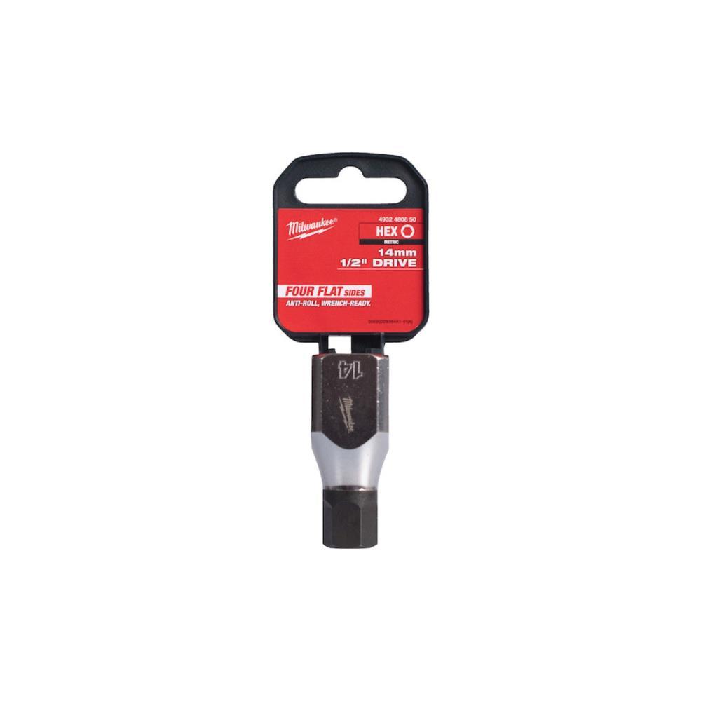 Chave de caixa exagonal 1/2" 14mm Milwaukee