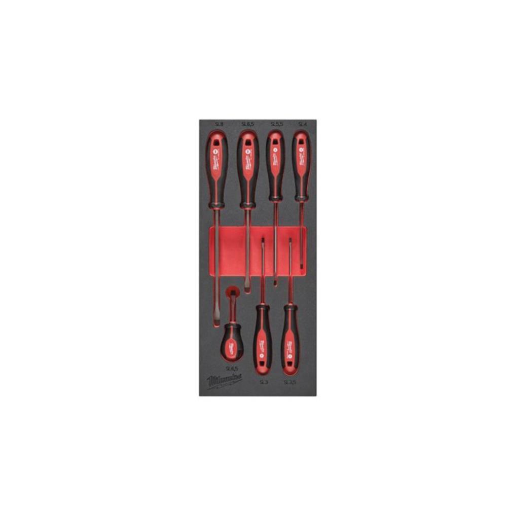 1/3 espuma Jogo de chaves de fenda 7pcs Milwaukee