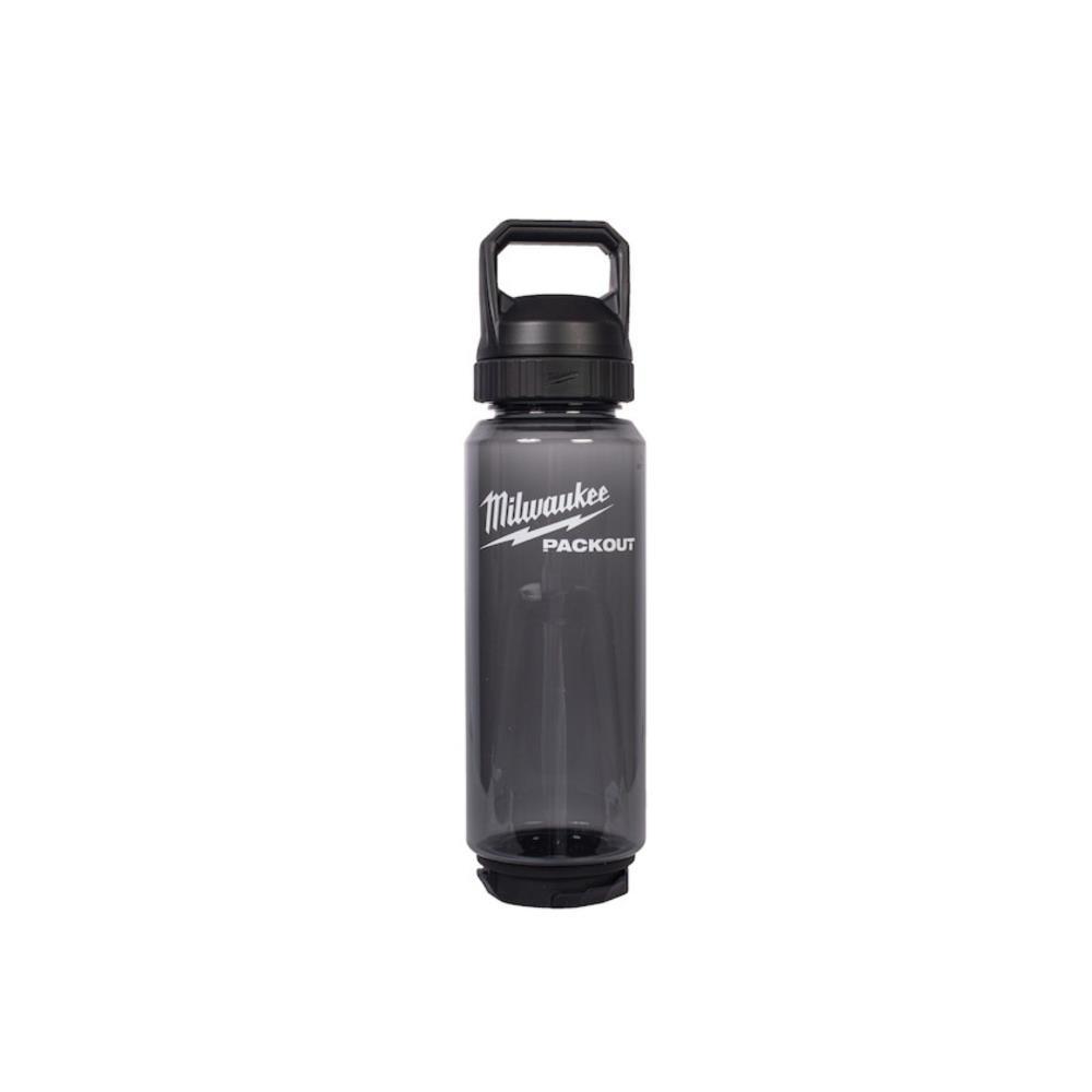 Garrafa packout 1005ml c/tampa preta plastica Milwaukee