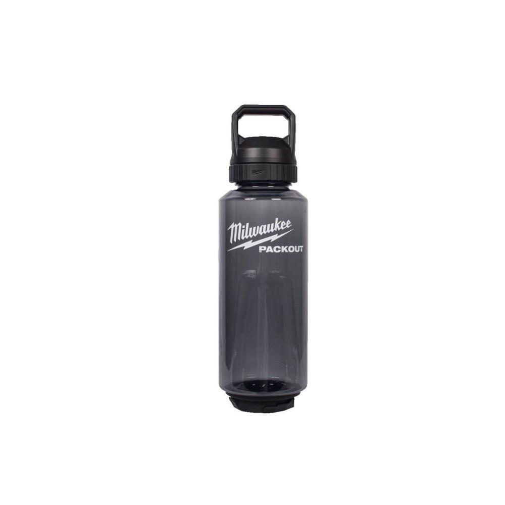 Garrafa packout 1420ml c/tampa preta plastica Milwaukee