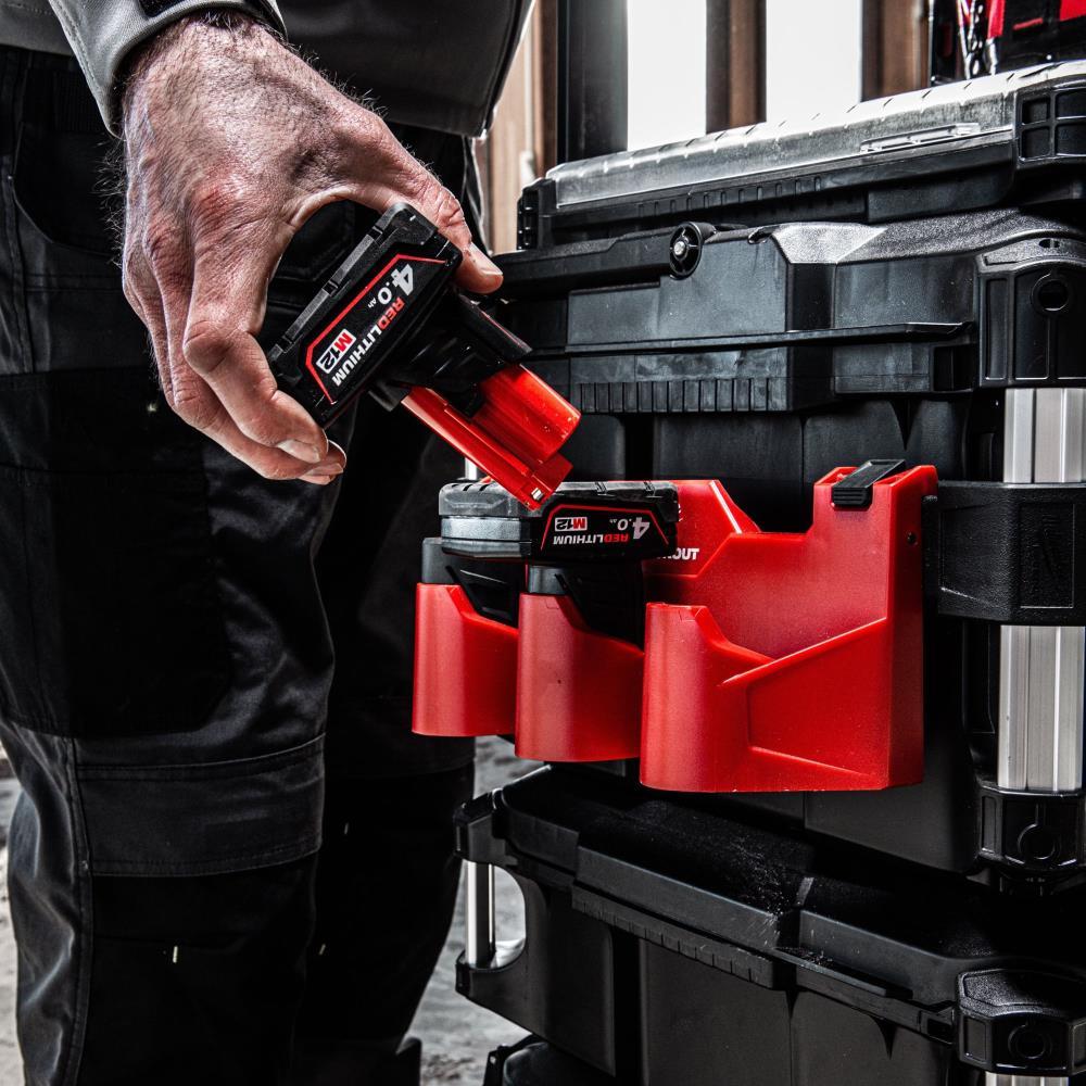 Suporte p/bateria M12 packout Milwaukee