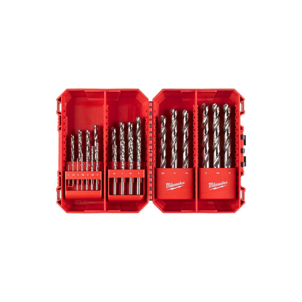 Estojo 25 Brocas para metal Thunderweb HSS-G Milwaukee