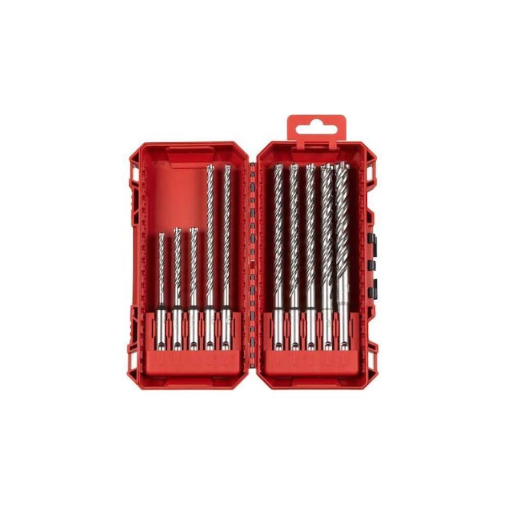Conjunto 10 brocas SDS plus MX4 Milwaukee