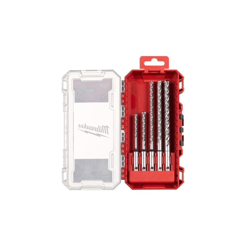 Conjunto de brocas 5pcs sds-plus MX4 Milwaukee